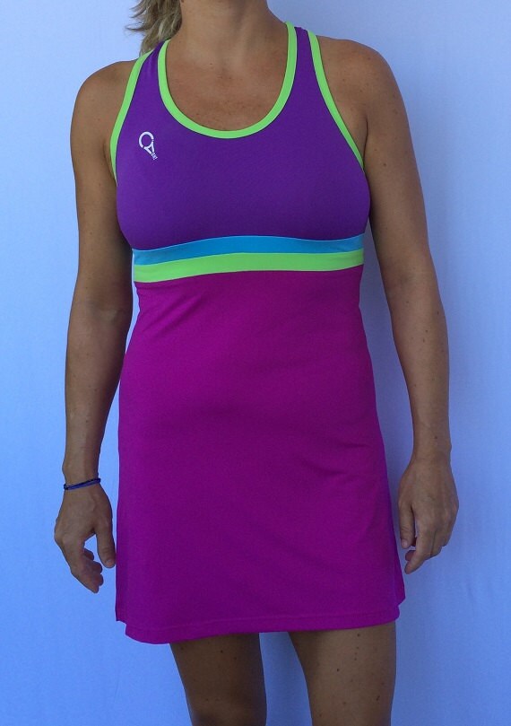 slim fit dress slacks Green Stripe Tennis Dress