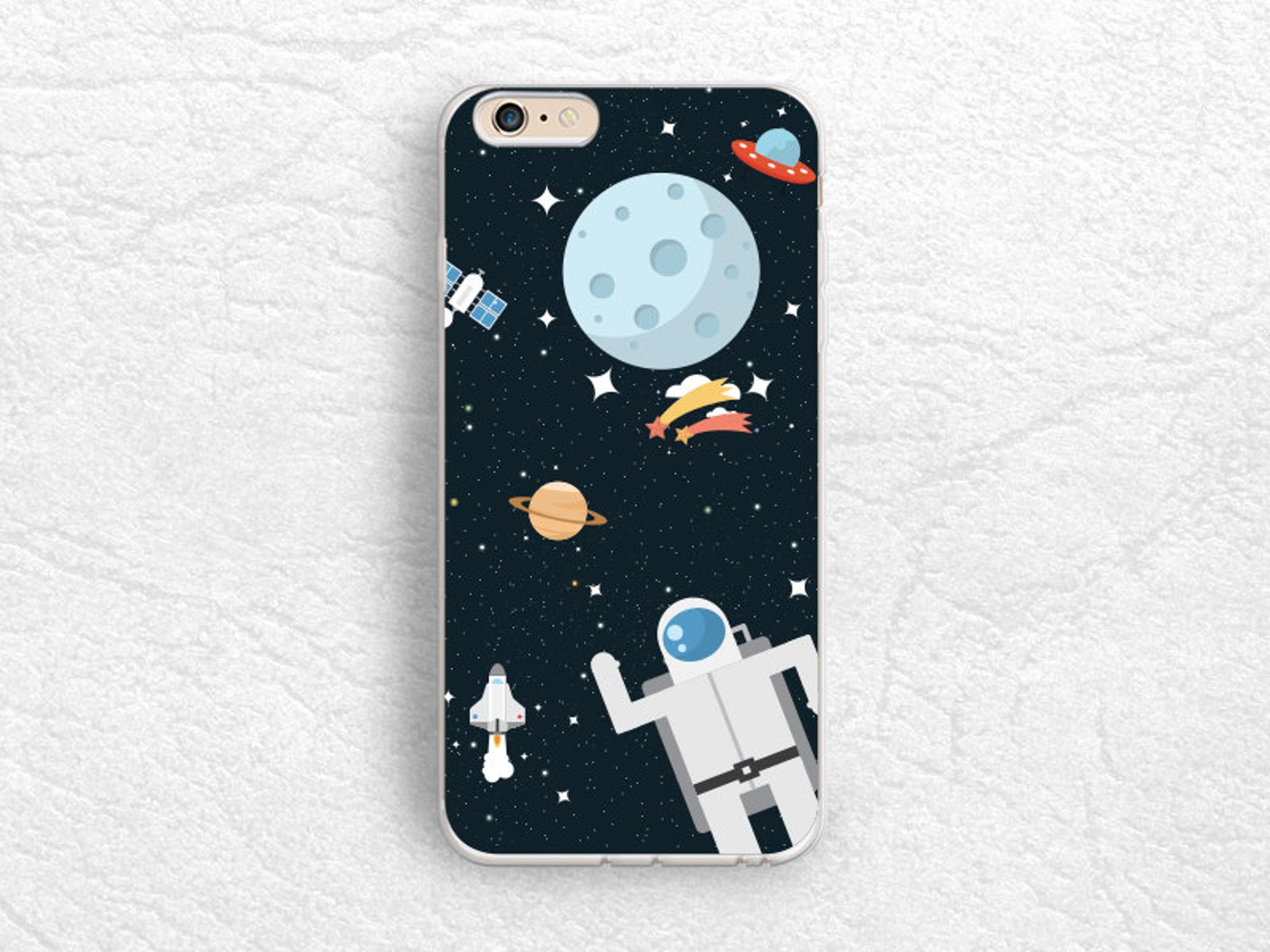 Discover Cute Astronaut Planet Space Capa De Telemóvel Iphone Astronauta Desenho