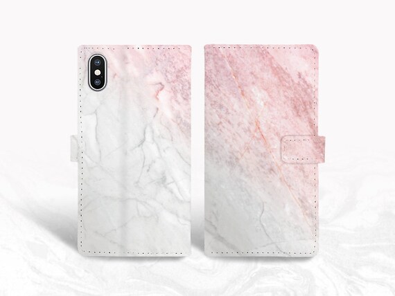 marble wallet phone case