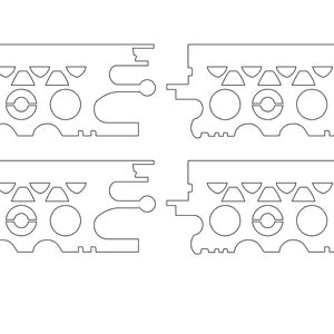 5th Element Key as a download .dxf file for lasercutting