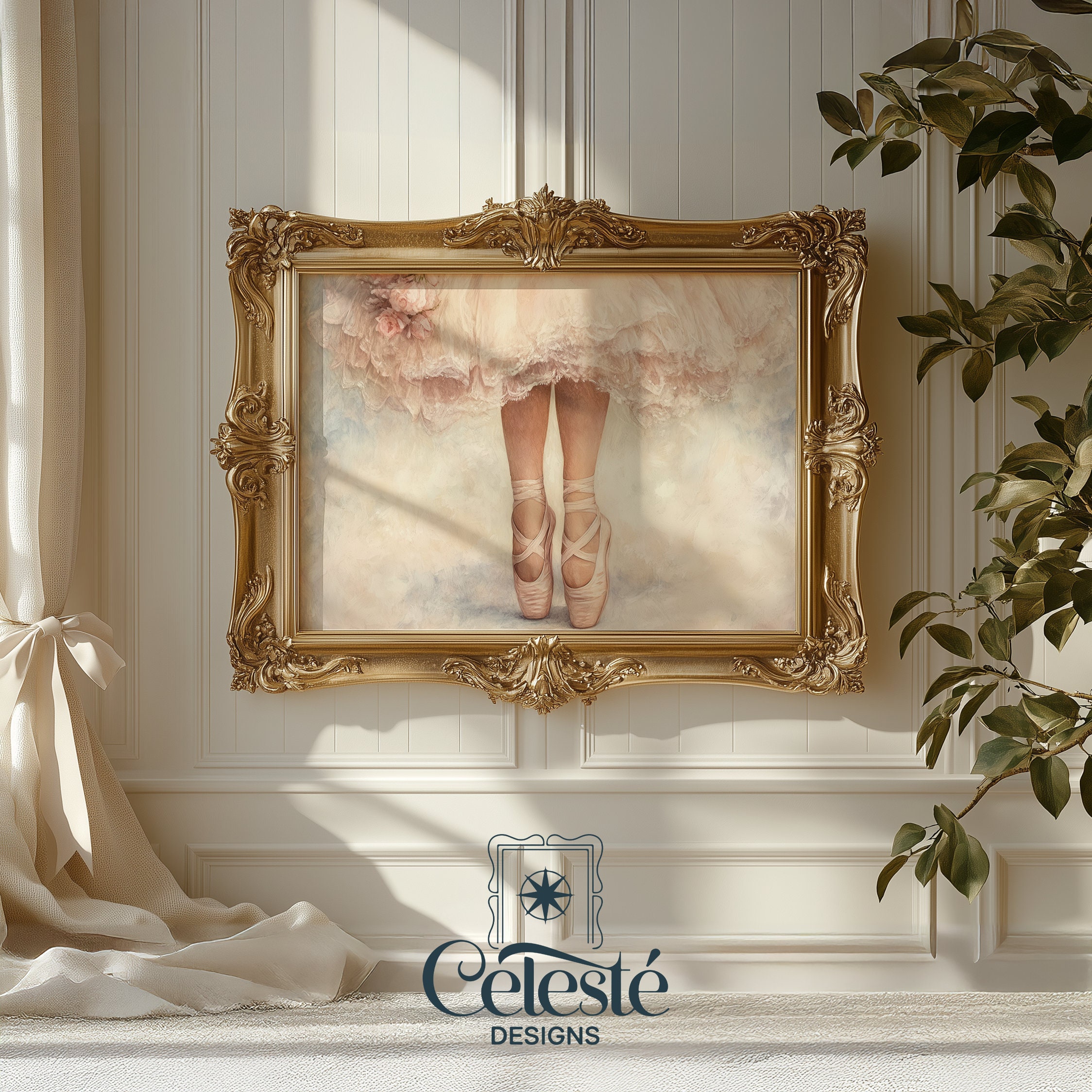 Balletcore Print: Coquette Pink Room Decor (digital Download) - Etsy