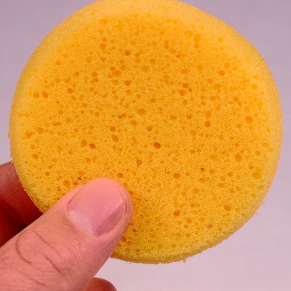 Synthetic Silk Sponge 3.5" Diameter