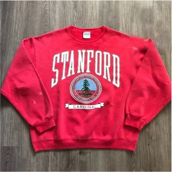 Vintage Stanford University Logo Crewneck Sweatshirt, Stanford Cardinal Shirt, NCAA Shirt, College Shirt, Vintage Shirt, Unisex T-shirt