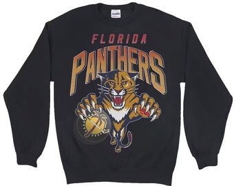 Vintage 90s Florida Panthers Shirt , Florida Panthers Sport Tee , NHL Shirt , Gift For Fans