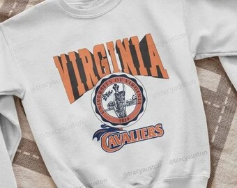 Vintage University of Virginia Cavaliers Sweatshirt, Virginia Cavaliers Shirt, UVA Shirt, NCAA Basketball, Vintage Shirt, Unisex Shirt