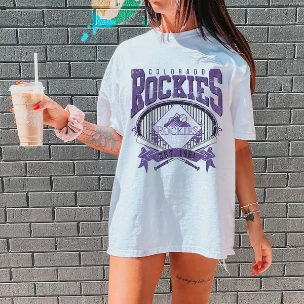 Vintage Colorado Rockies EST 1991 Shirt, Colorado Rockies Shirt, Colorado Baseball Shirt, Unisex T-shirt Sweatshirt Hoodie