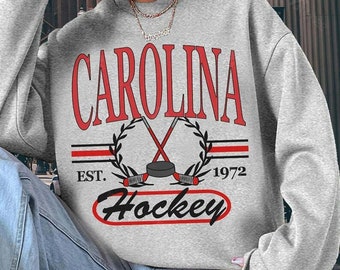 Vintage NHL Carolina Hurricanes Sweatshirt,Hockey Sweatshirt,Carolina Hurricanes Shirt,Vintage Sweater,NHL 2023 Shirt,Hockey Vintage Sweater