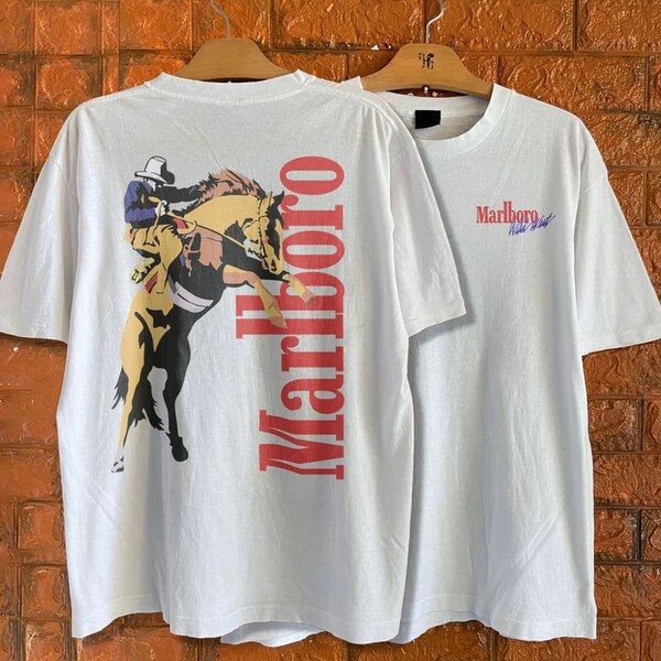 Vintage Marlboro Cowboy Wild West Shirt, Country Music Shirt, Cowboy Killer Shirt, Boho Shirt, Cowboy Rodeo Tshirt, Country Music Tee Gift.