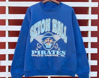 Sweat-shirt vintage Seton Hall Pirates, Chemise de l’Université Seton Hall, Chemise SHU, NCAA Basketball, Chemise vintage, Sweat-shirt chemise unisexe