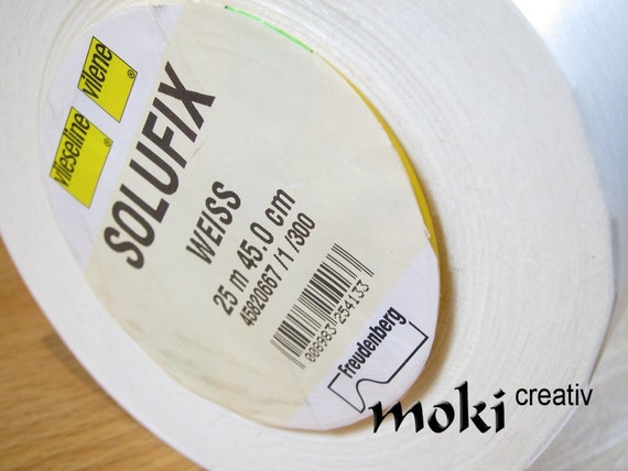 0,5m SOLUVLIES 321 Freudenberg wasserlösliches Stickvlies 90cm breit Vlieseline