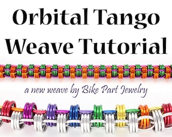 Orbitale Tango Chainmaille Weave tutorial-TUTORIAL alleen