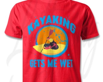 Hubie Halloween Inspired "Kayaking Gets Me Wet" T-Shirt - Hubie Halloween T-Shirt | Halloween | Funny Movie | Adam Sandler | Hubie Dubois