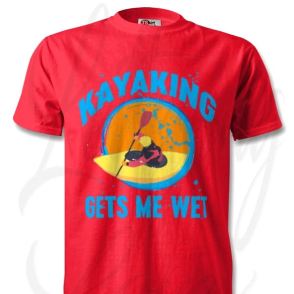 Hubie Halloween Inspired "Kayaking Gets Me Wet" T-Shirt - Hubie Halloween T-Shirt | Halloween | Funny Movie | Adam Sandler | Hubie Dubois