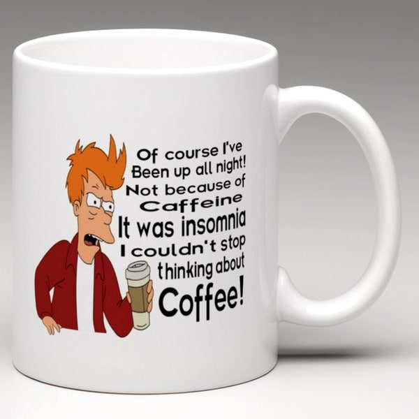 Futurama Coffee Mug | Fry Coffee Mug | Coffee Mug | Tea Mug | Birthday Gift | Coffee Cup