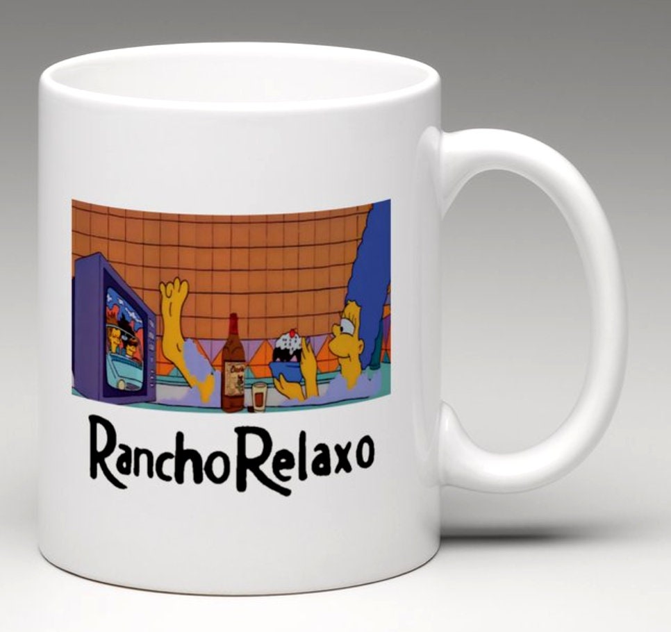 The Simpsons Inspired rancho Relaxo Coffee Mug Coffee Mug Funny