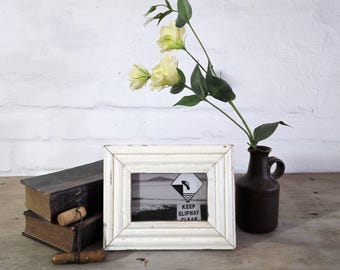 4 x 6 Upcycled Photo Frame by Luna Designs made from reclaimed vintage architrave. A unique piece, the one you see is the one you get.