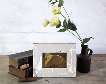 4 x 6 Upcycled Photo Frame by Luna Designs made from reclaimed vintage window frame. A unique piece, the one you see is the one you get.