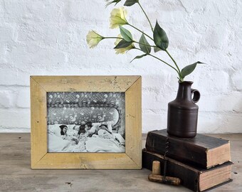 8 x 10 Shabby Chic Photo Frame made from authentic architectural salvage. A unique piece.