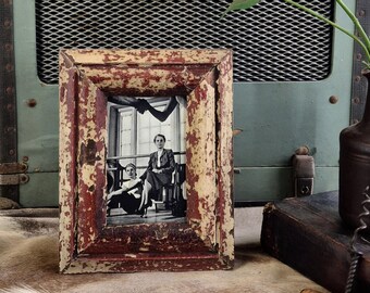 4x6 Vintage Photo Frame by Luna Designs made from reclaimed timber.