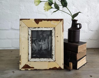 6x8 Shabby Chic Photo Frame 6x8: Reclaimed Wood, French Country Decor