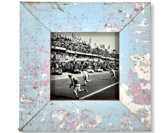5x5 Chippy Paint Photo Frame: Reclaimed Wood, Shabby Chic style