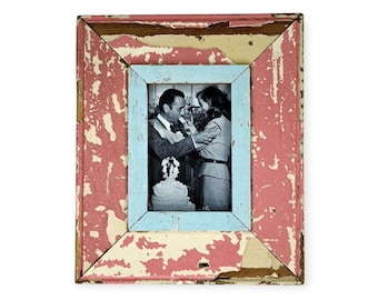 4x6 Shabby Chic vintage photo frame. Made from authentic reclaimed timber.