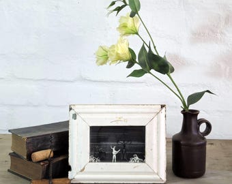 Shabby Chic Photo Frame: Reclaimed Vintage Architrave, 4x6 Luna Designs