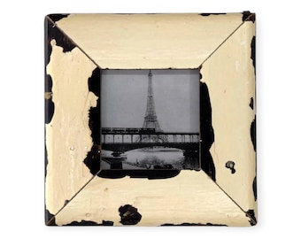 A 4x4 upcycled timber photo frame by Luna Designs. Made from an authentic reclaimed architectural salvage. A unique item.