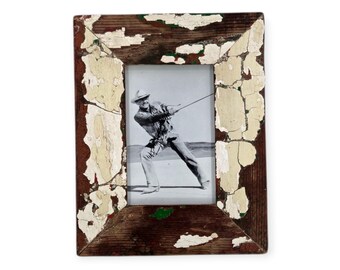 4x6 Vintage Photo Frame by Luna Designs made from reclaimed timber.