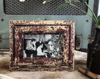4x6 Vintage Photo Frame by Luna Designs made from reclaimed timber.