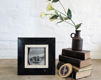 6x6 Shabby Chic Photo Frame: Reclaimed Wood, Luna Design Vintage Style