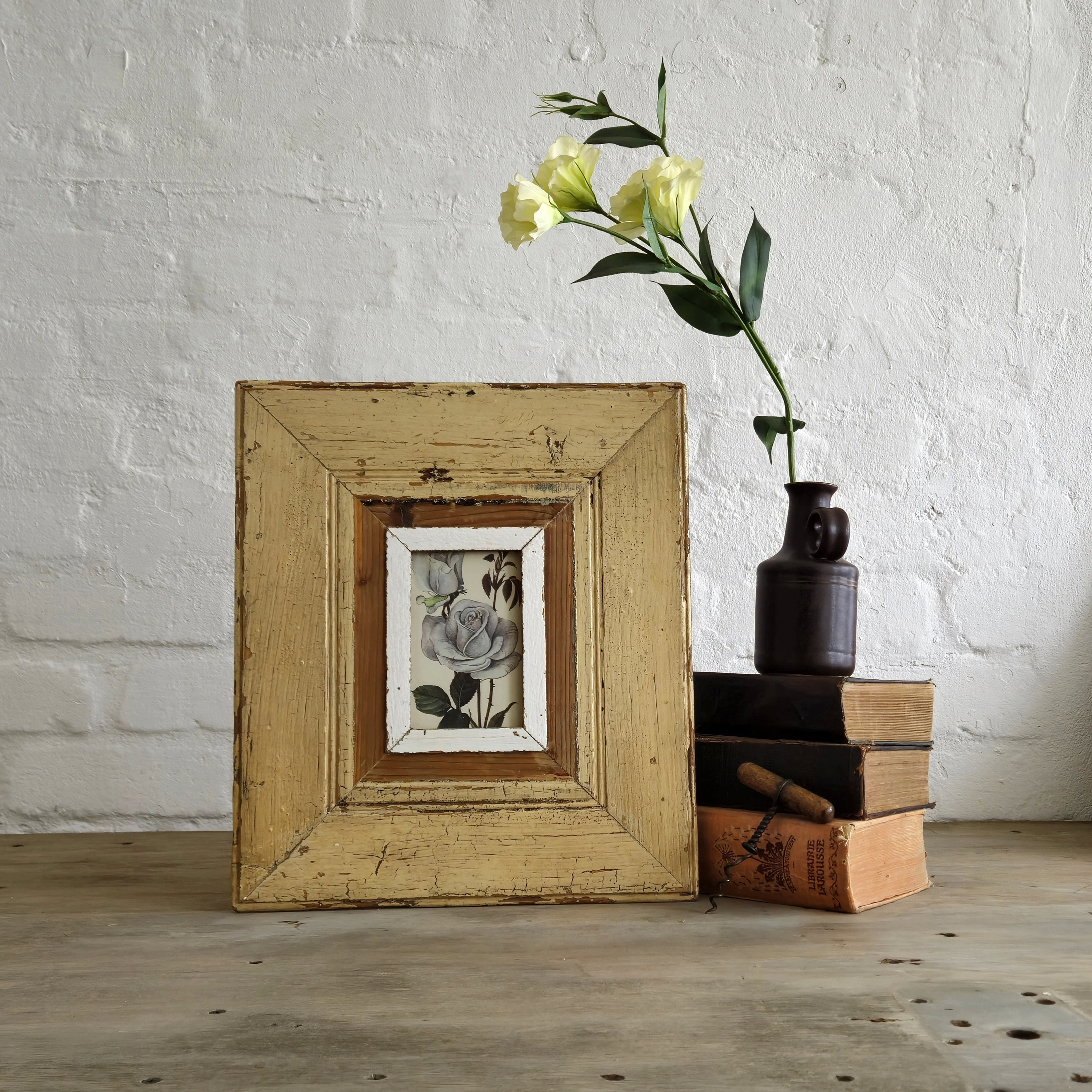 4x6 Shabby Chic Frame Made From Authentic Reclaimed Vintage