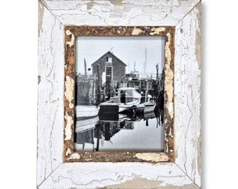 Upcycled 8x10 Photo Frame: Reclaimed Wood.