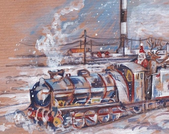 Tormenta codificada - Tarjeta de felicitación navideña - Vaporizador de nieve