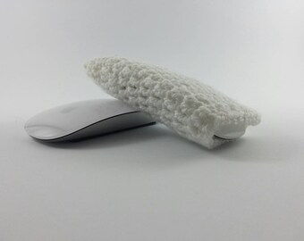 Apple Magic Mouse Soft Case, Custom Handcrafted Crochet Cover, Tech Gadget Gift Boyfriend, Gifts For Him,Computer Geek Christmas Present