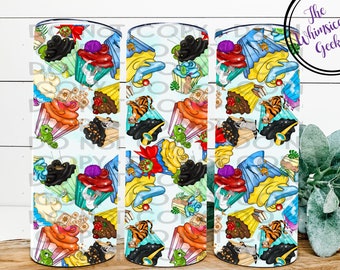 Princess Theme Cupcake 20oz Insulated Tumbler