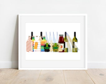 Eat The Rainbow- Italy Limited Edition print