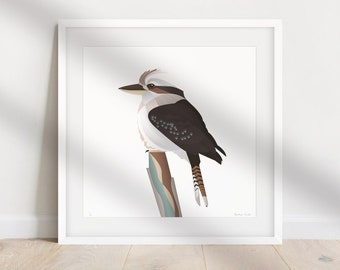 Kookaburra Limited Edition (25) Giclée Print | Bird Art | Kookaburra | Australian Art