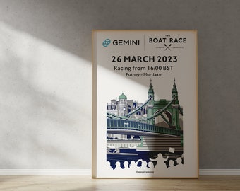 The Boat Race Poster 2023 — Official