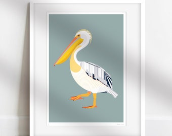 Great White Pelican Limited Edition Print