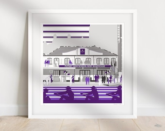 Putney High School GDST Boathouse print | Rowing | Rowing Gifts