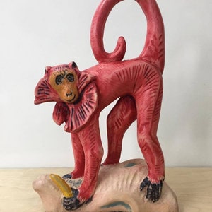 Singe - sculpture en bois unique en son genre