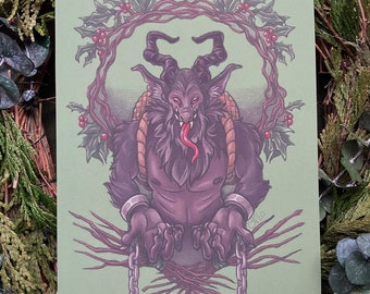 impresión de arte krampus