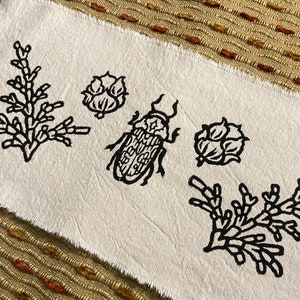 cedar beetle fabric patch