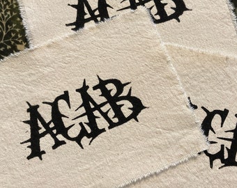 ACAB thorns fabric patch