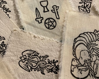 B-grade fabric patches