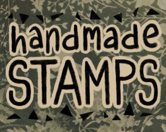 handmade rubber stamps, part 1