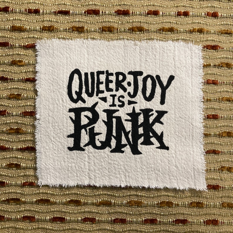 queer joy fabric patch zdjęcie 2