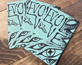 EVOLVE illustrated poetry zine
