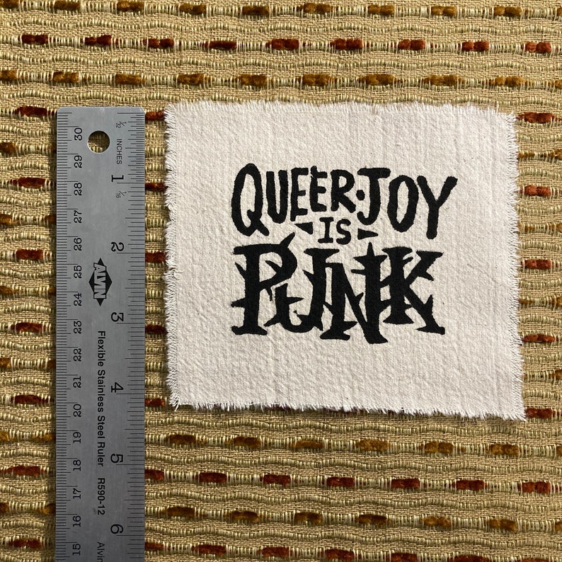 queer joy fabric patch zdjęcie 3